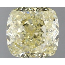 Diament o barwie fantazyjnej szlif poduszkowy modyfikowany, 1.32ct, VVS2, Fancy Light Yellow, GIA 6455855762