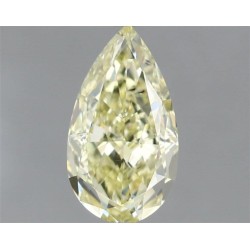 Diament o barwie fantazyjnej szlif gruszkowy, 1.01ct, SI1, Fancy Light Yellow, GIA 1465020897