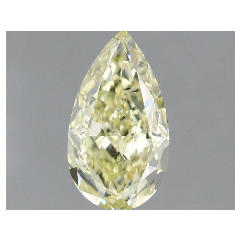 Diament o barwie fantazyjnej szlif gruszkowy, 1.01ct, SI1, Fancy Light Yellow, GIA 1465020897