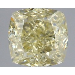 Diament o barwie fantazyjnej szlif poduszkowy modyfikowany, 1.16ct, VS1, Fancy Yellow, GIA 5463215335