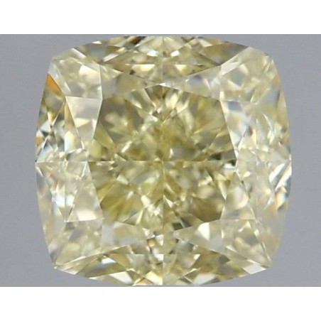 Diament o barwie fantazyjnej szlif poduszkowy modyfikowany, 1.16ct, VS1, Fancy Yellow, GIA 5463215335