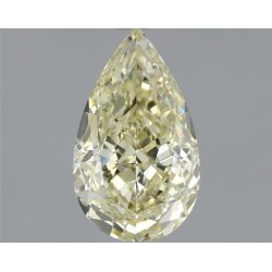 Diament o barwie fantazyjnej szlif gruszkowy, 1.01ct, SI2, Fancy Light Yellow, GIA 6465020848