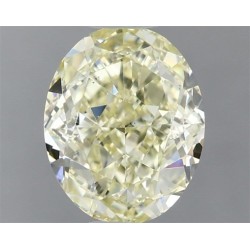 Diament o barwie fantazyjnej szlif owalny, 1.38ct, VS2, Fancy Light Yellow, GIA 5166800949