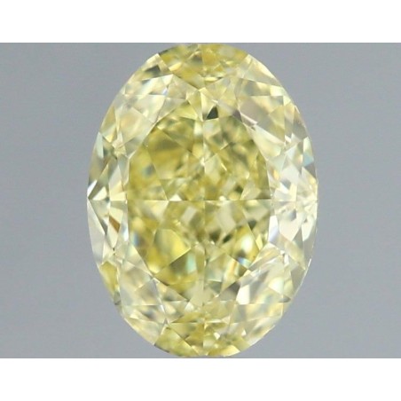 Diament o barwie fantazyjnej szlif owalny, 1.01ct, VS2, Fancy Intense Yellow, GIA 6475716564
