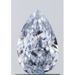Diament o barwie fantazyjnej szlif gruszkowy, 1ct, SI1, Fancy Light Blue, GIA 7478265517