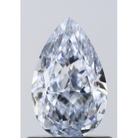 Diament o barwie fantazyjnej szlif gruszkowy, 1ct, SI1, Fancy Light Blue, GIA 7478265517