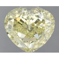 Diament o barwie fantazyjnej serce, 1.02ct, SI2, Fancy Yellow, GIA 7436685895