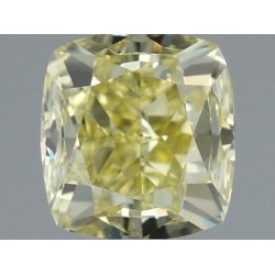 Diament o barwie fantazyjnej szlif poduszkowy modyfikowany, 1.01ct, VVS1, Fancy Intense Yellow, GIA 5476888173