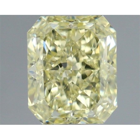 Diament o barwie fantazyjnej radiant, 1.51ct, VVS2, Fancy Light Yellow, GIA 7472716460