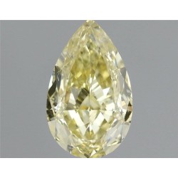 Diament o barwie fantazyjnej szlif gruszkowy, 0.83ct, SI1, Fancy Intense Yellow, GIA 3485087111
