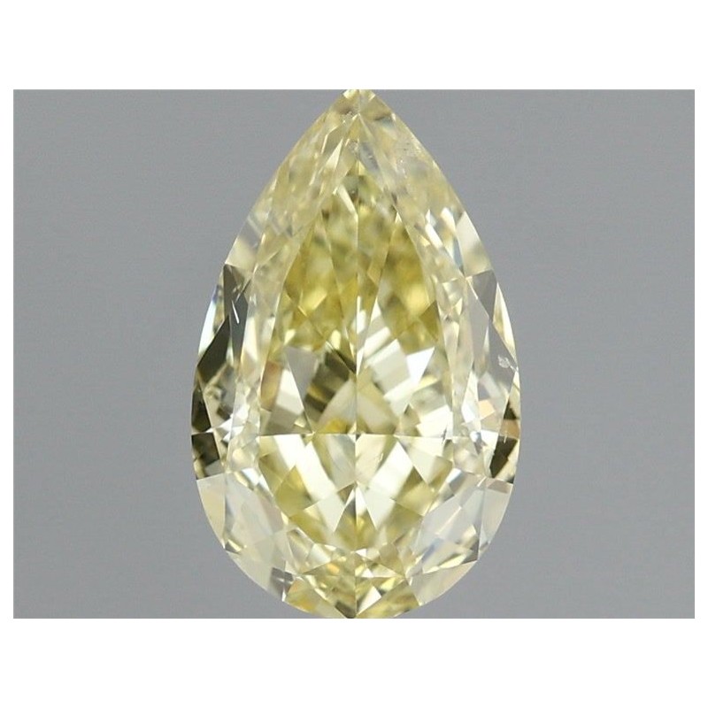 Diament o barwie fantazyjnej szlif gruszkowy, 0.83ct, SI1, Fancy Intense Yellow, GIA 3485087111 Diament o barwie fantazyjnej szlif gruszkowy, 0.83ct, SI1, Fancy Intense Yellow, GIA 3485087111