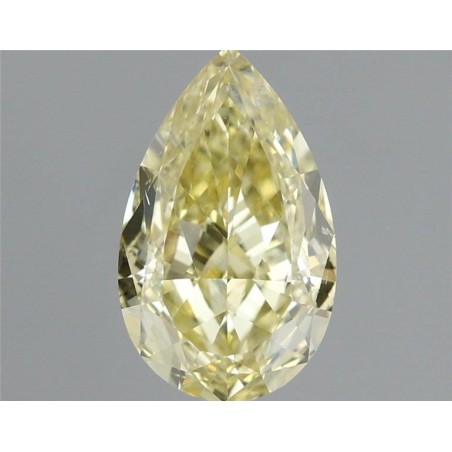 Diament o barwie fantazyjnej szlif gruszkowy, 0.83ct, SI1, Fancy Intense Yellow, GIA 3485087111