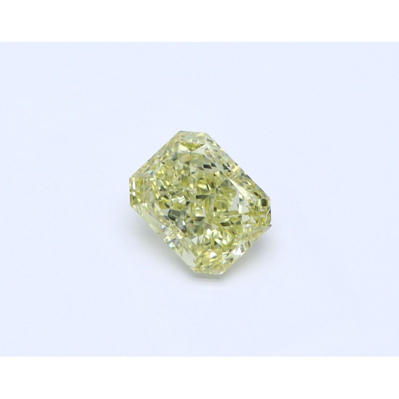 Diament o barwie fantazyjnej radiant, 1.02ct, VS1, Fancy Greenish Yellow, GIA 2466548870