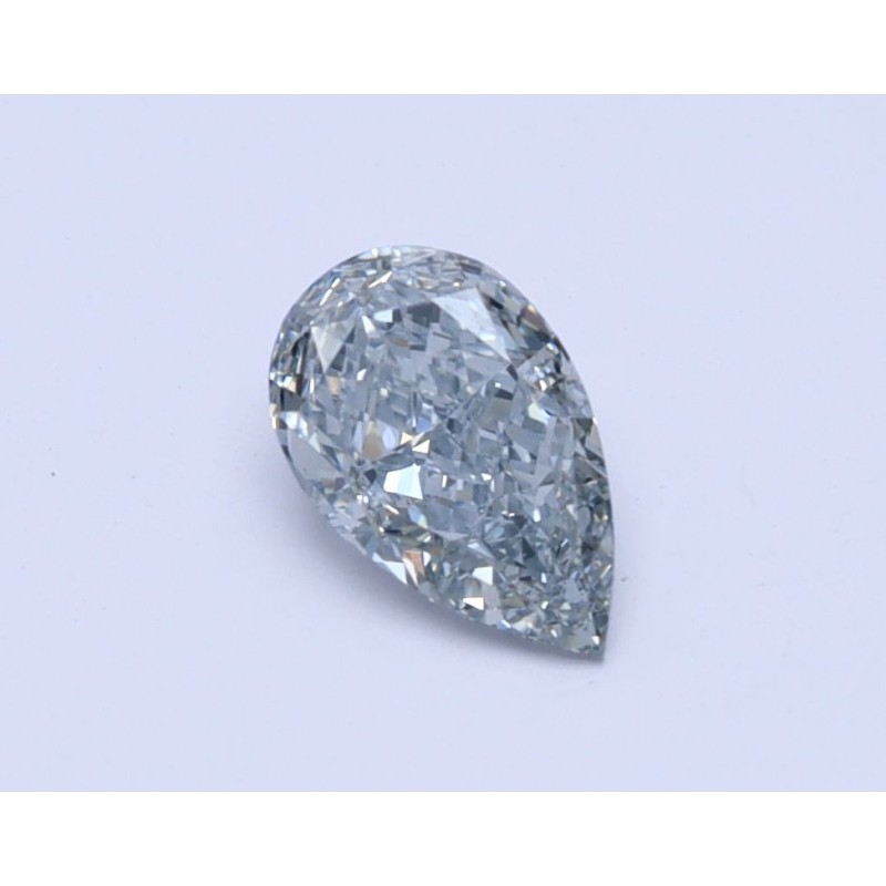 Diament o barwie fantazyjnej szlif gruszkowy, 0.51ct, VS2, Fancy Light Gray Blue, GIA 2239053950