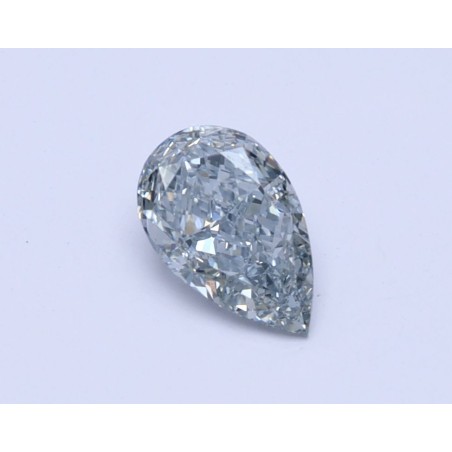 Diament o barwie fantazyjnej szlif gruszkowy, 0.51ct, VS2, Fancy Light Gray Blue, GIA 2239053950