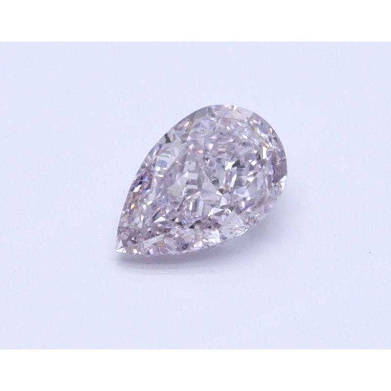 Diament o barwie fantazyjnej szlif gruszkowy, 0.51ct, SI1, Fancy Light Purplish Pink, GIA 1469830968