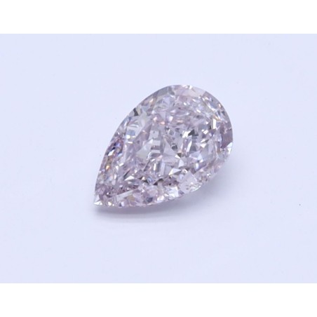 Diament o barwie fantazyjnej szlif gruszkowy, 0.51ct, SI1, Fancy Light Purplish Pink, GIA 1469830968