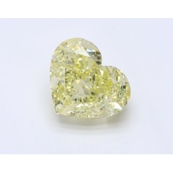 Diament o barwie fantazyjnej serce, 1.01ct, SI1, Fancy Yellow, GIA 6441970206