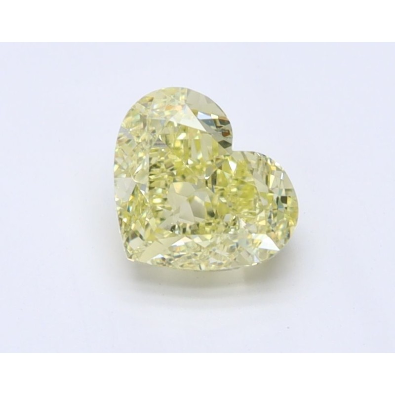Diament o barwie fantazyjnej serce, 1.01ct, SI1, Fancy Yellow, GIA 6441970206