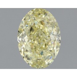 Diament o barwie fantazyjnej szlif owalny, 1ct, VS2, Fancy Light Yellow, GIA 1459332680