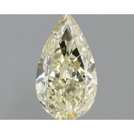 Diament o barwie fantazyjnej szlif gruszkowy, 0.8ct, SI1, Fancy Light Yellow, GIA 5463458225