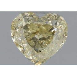 Diament o barwie fantazyjnej serce, 1.01ct, SI1, Fancy Yellow, GIA 6471566589