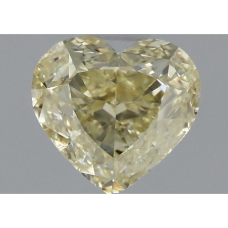 Diament o barwie fantazyjnej serce, 1.01ct, SI1, Fancy Yellow, GIA 6471566589