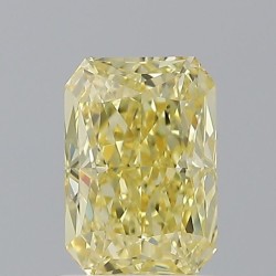 Diament o barwie fantazyjnej radiant, 1.03ct, VS2, Fancy Intense Yellow, GIA 2233478378