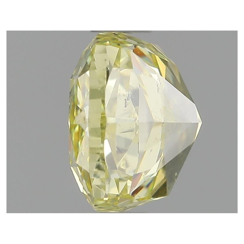 Diament o barwie fantazyjnej szlif poduszkowy brylantowy, 1.04ct, SI1, Faint Yellow, GIA 2284948841