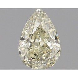 Diament o barwie fantazyjnej szlif gruszkowy, 0.62ct, SI2, Fancy Light Yellow, GIA 5172048034
