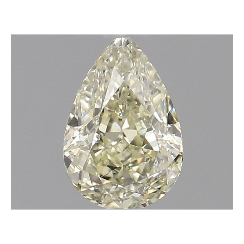 Diament o barwie fantazyjnej szlif gruszkowy, 0.62ct, SI2, Fancy Light Yellow, GIA 5172048034