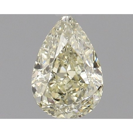 Diament o barwie fantazyjnej szlif gruszkowy, 0.62ct, SI2, Fancy Light Yellow, GIA 5172048034