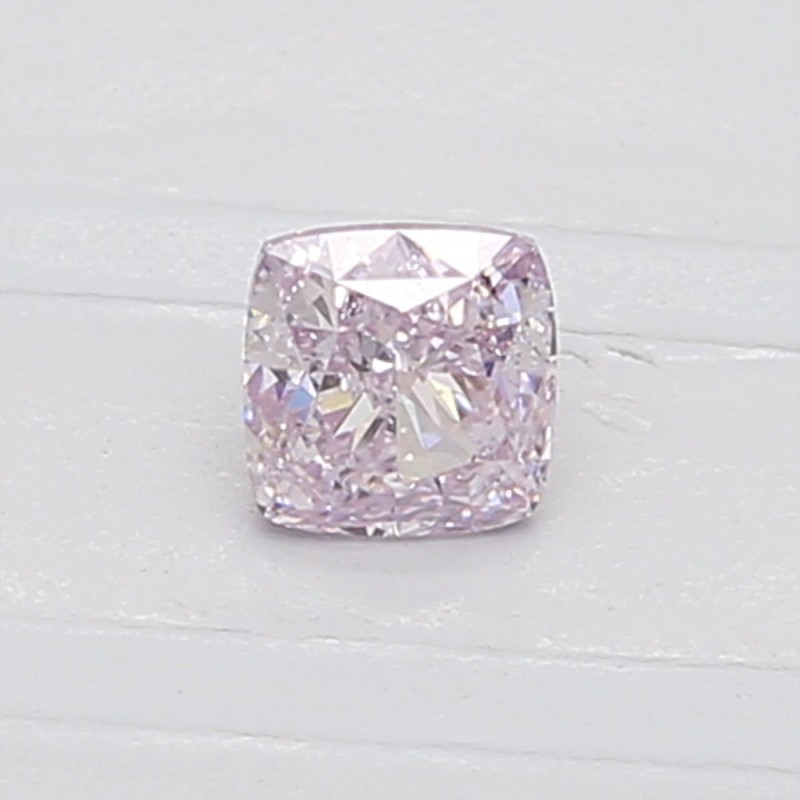 Diament o barwie fantazyjnej szlif poduszkowy brylantowy, 0.36ct, SI2, Fancy Purple Pink Purple, GIA 5216235844