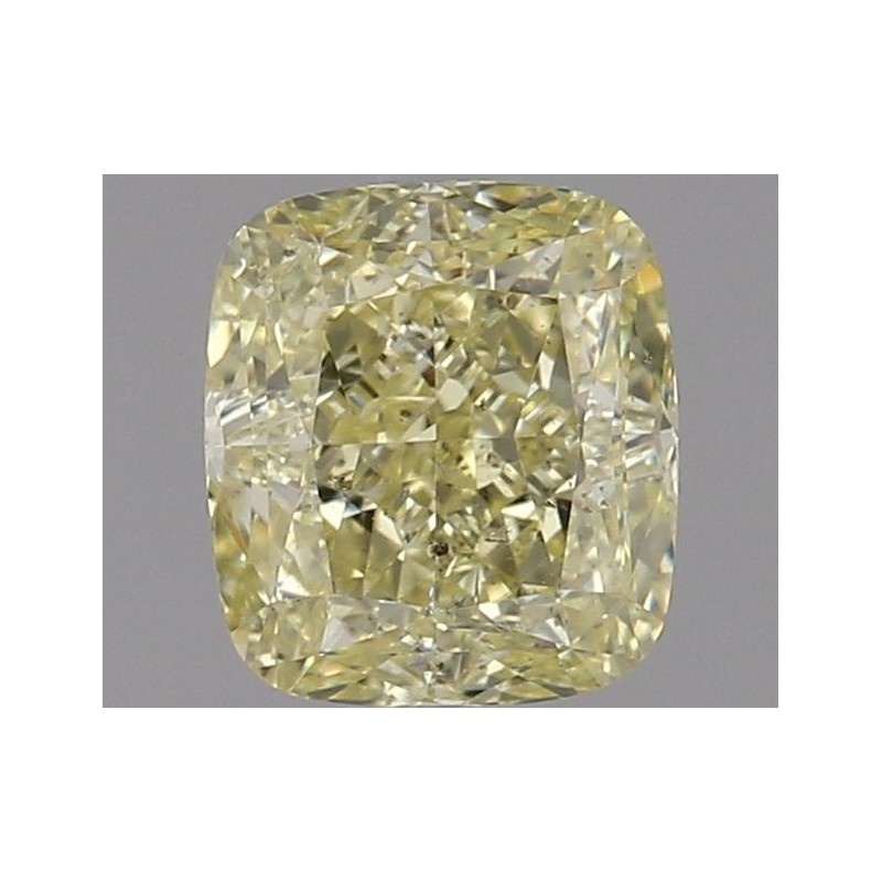 Diament o barwie fantazyjnej szlif poduszkowy brylantowy, 1.81ct, SI2, Fancy Yellow, GIA 5213135328