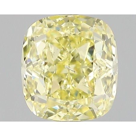 Diament o barwie fantazyjnej szlif poduszkowy brylantowy, 1.33ct, SI2, Fancy Intense Yellow, GIA 5212363462