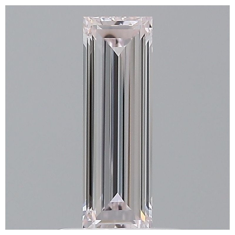 Diament o barwie fantazyjnej bagietka, 0.56ct, VS1, Faint Pink, GIA 5231504173