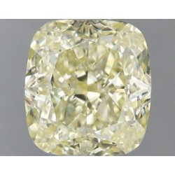 Diament o barwie fantazyjnej szlif poduszkowy modyfikowany, 1.51ct, VVS2, Fancy Light Yellow, GIA 2225280733