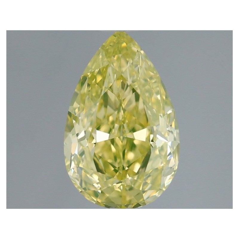 Diament o barwie fantazyjnej szlif gruszkowy, 1.55ct, VS2, Fancy Intense Greenish Yellow, GIA 5211654244 Diament o barwie fantazyjnej szlif gruszkowy, 1.55ct, VS2, Fancy Intense Greenish Yellow, GIA 5211654244