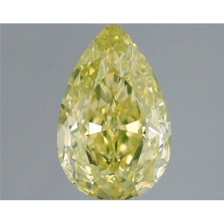 Diament o barwie fantazyjnej szlif gruszkowy, 1.55ct, VS2, Fancy Intense Greenish Yellow, GIA 5211654244
