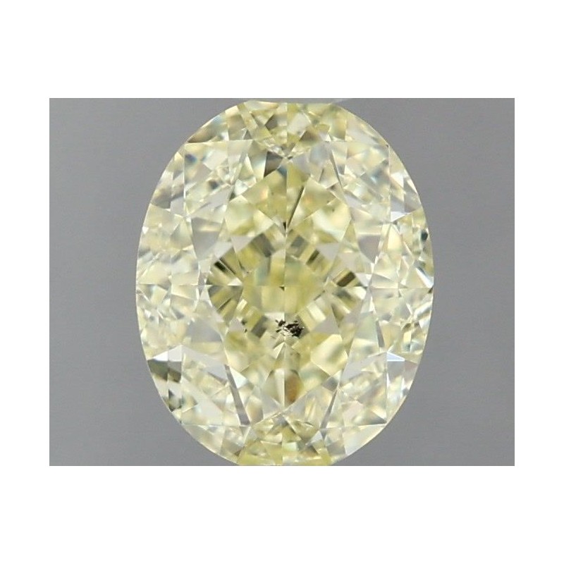 Diament o barwie fantazyjnej szlif owalny, 1.02ct, SI1, Fancy Light Yellow, GIA 2136215323