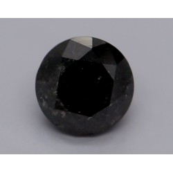 Diament o barwie fantazyjnej szlif okrągły, 1.06ct, VVS2, Fancy Black, GIA 6234109975