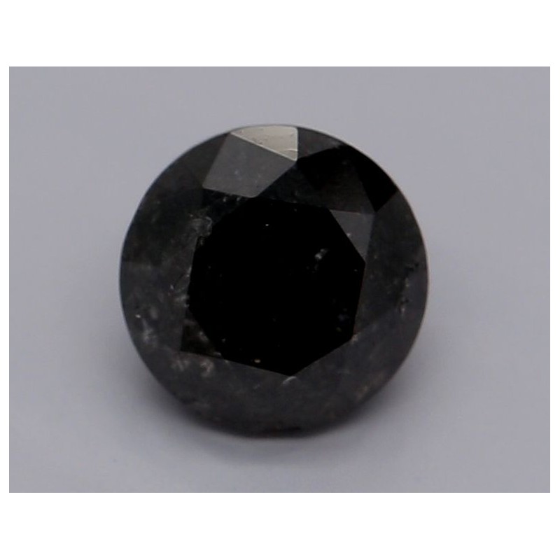 Diament o barwie fantazyjnej szlif okrągły, 1.06ct, VVS2, Fancy Black, GIA 6234109975
