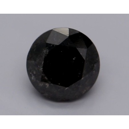 Diament o barwie fantazyjnej szlif okrągły, 1.06ct, VVS2, Fancy Black, GIA 6234109975