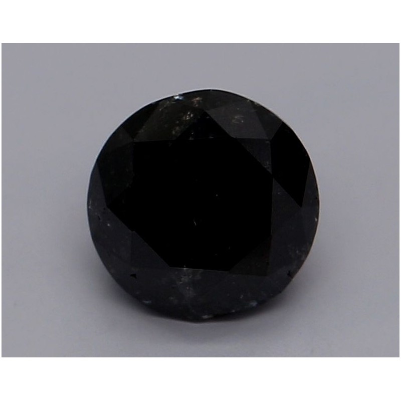 Diament o barwie fantazyjnej szlif okrągły, 0.88ct, VVS2, Fancy Black, GIA 1236109808