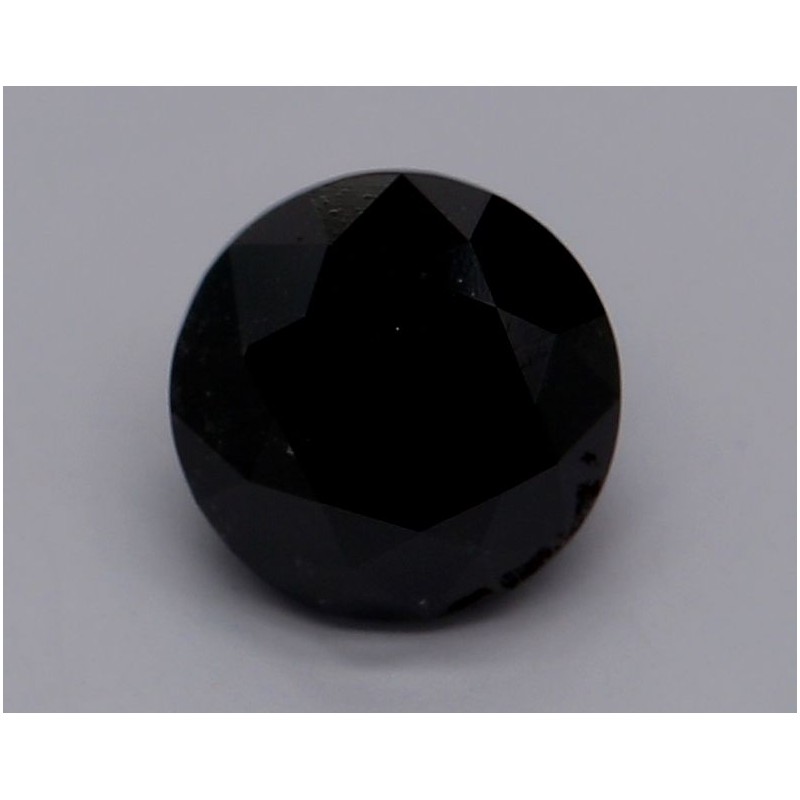 Diament o barwie fantazyjnej szlif okrągły, 0.81ct, VVS2, Fancy Black, GIA 2231231076 Diament o barwie fantazyjnej szlif okrągły, 0.81ct, VVS2, Fancy Black, GIA 2231231076