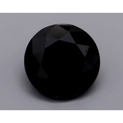 Diament o barwie fantazyjnej szlif okrągły, 0.61ct, VVS2, Fancy Black, GIA 2235225708