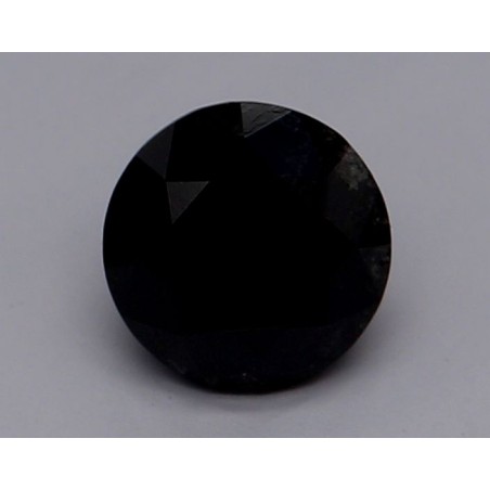 Diament o barwie fantazyjnej szlif okrągły, 0.57ct, VVS2, Fancy Black, GIA 5234229838
