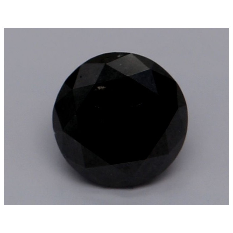 Diament o barwie fantazyjnej szlif okrągły, 0.74ct, VVS2, Fancy Black, GIA 2231157935 Diament o barwie fantazyjnej szlif okrągły, 0.74ct, VVS2, Fancy Black, GIA 2231157935