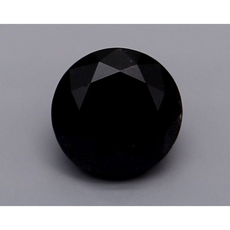 Diament o barwie fantazyjnej szlif okrągły, 0.62ct, VVS2, Fancy Black, GIA 2235157929