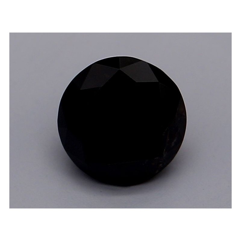 Diament o barwie fantazyjnej szlif okrągły, 0.64ct, VVS2, Fancy Black, GIA 5231062285 Diament o barwie fantazyjnej szlif okrągły, 0.64ct, VVS2, Fancy Black, GIA 5231062285
